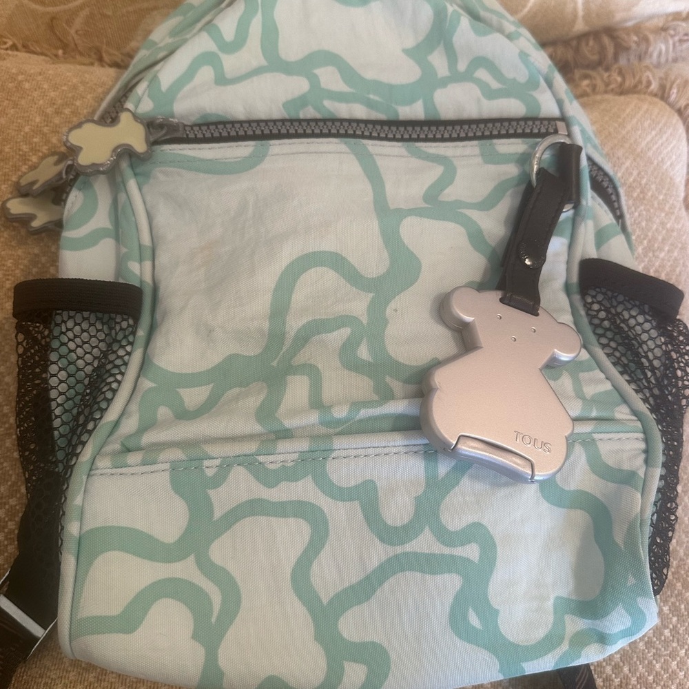 Tous Kids Backpack with Bear Charm